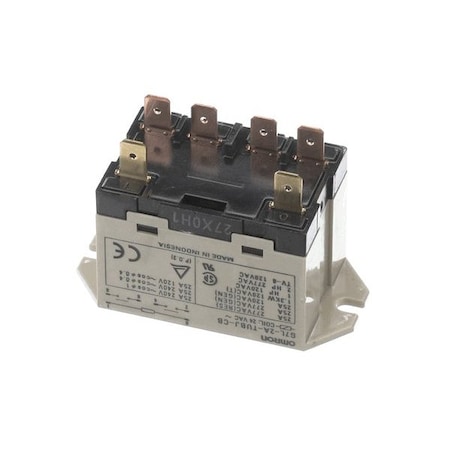 Relay 24Vac Dpst No 1/4 Qc, #60569001